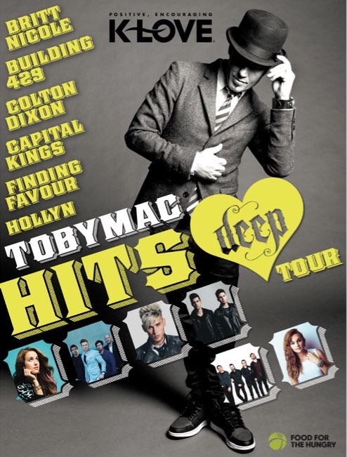 hits deep concert poster